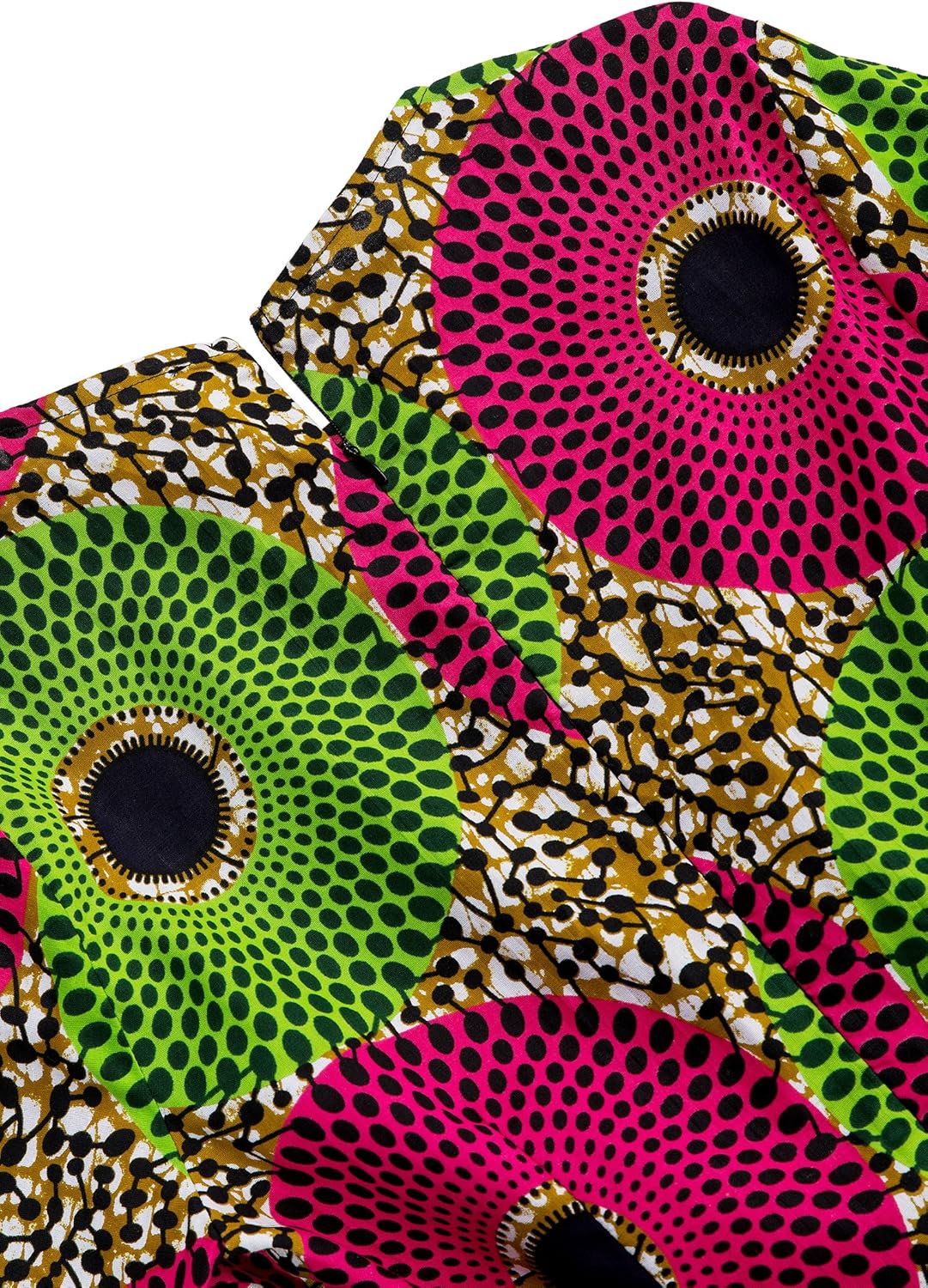 SHENBOLEN Women African Print Dresses Autumn and Winter Long Sleeves Ankara Dress - Image 4