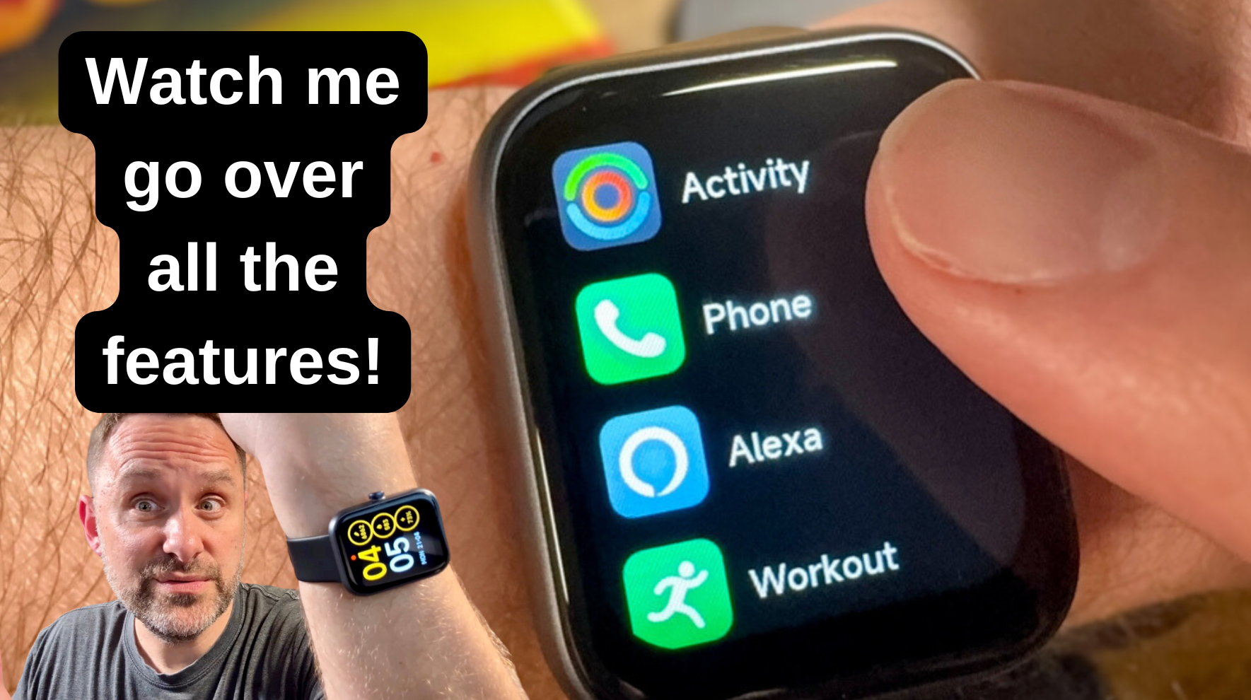 Watch Look at all the features of this smart watch! on Amazon Live