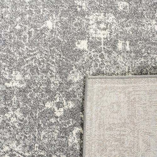 Miniatura 6 de Tapete Safavieh Evoke colección EVK270K, clásica, carbón y marfil, Polipropileno, GrisMarfil