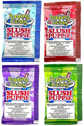 Miniatura 3 de Popping Candy - Paquete variado de 100 unidades  Hielo, cachorro de aguanieve, puntos de inmersión y dulces saborizados para cupcakes, dulces de