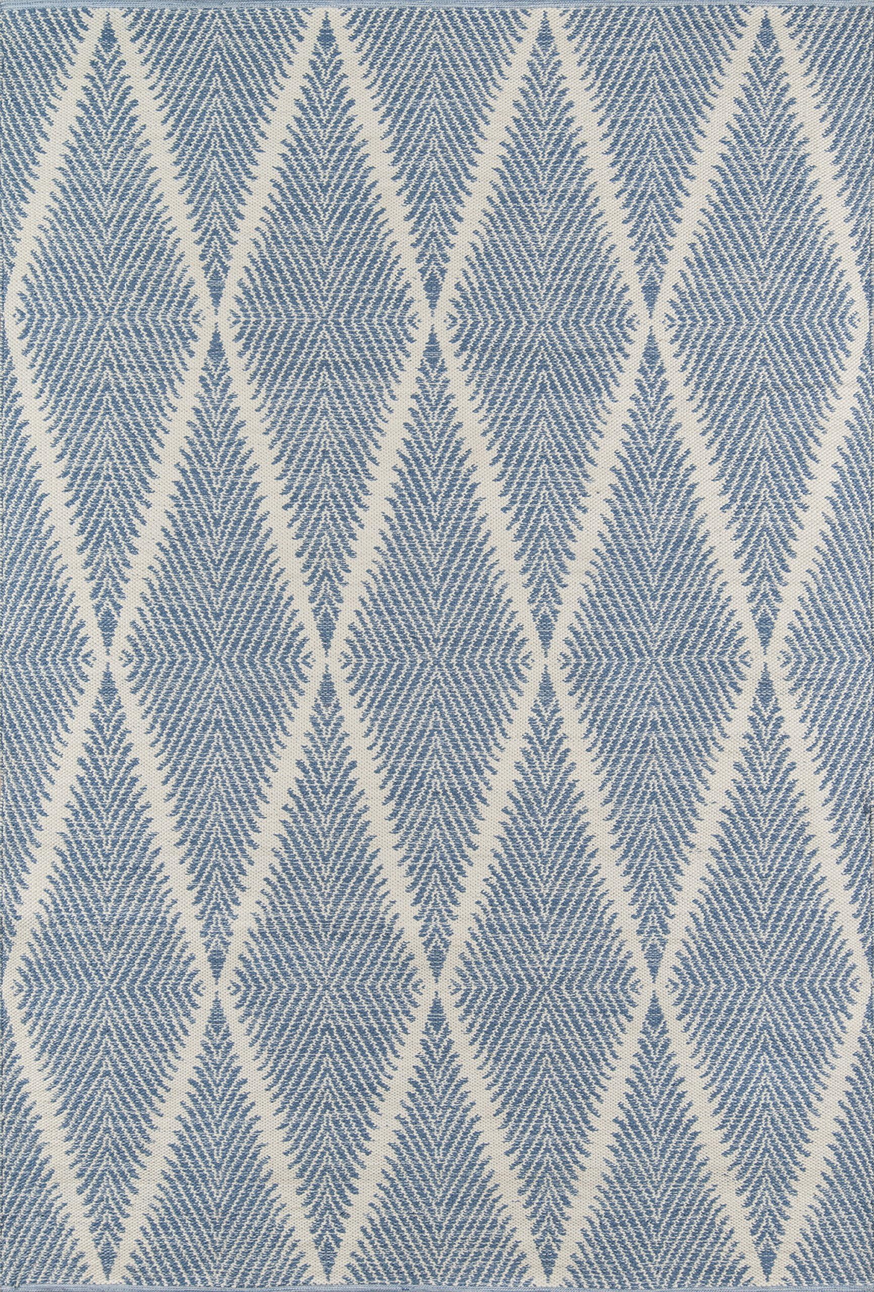 Erin Gates by MomeniRiver Beacon Denim Hand Woven Indoor Outdoor Area Rug 3'6" X 5'6"