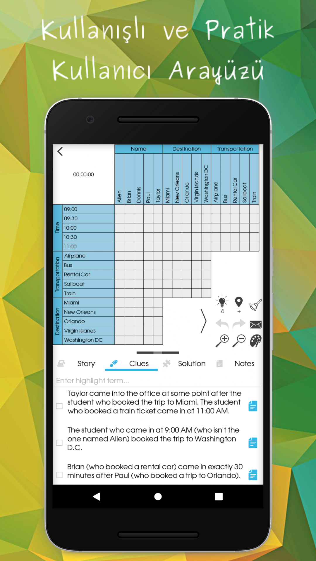 LoGriP (Logic Grid Puzzles) App on Amazon Appstore
