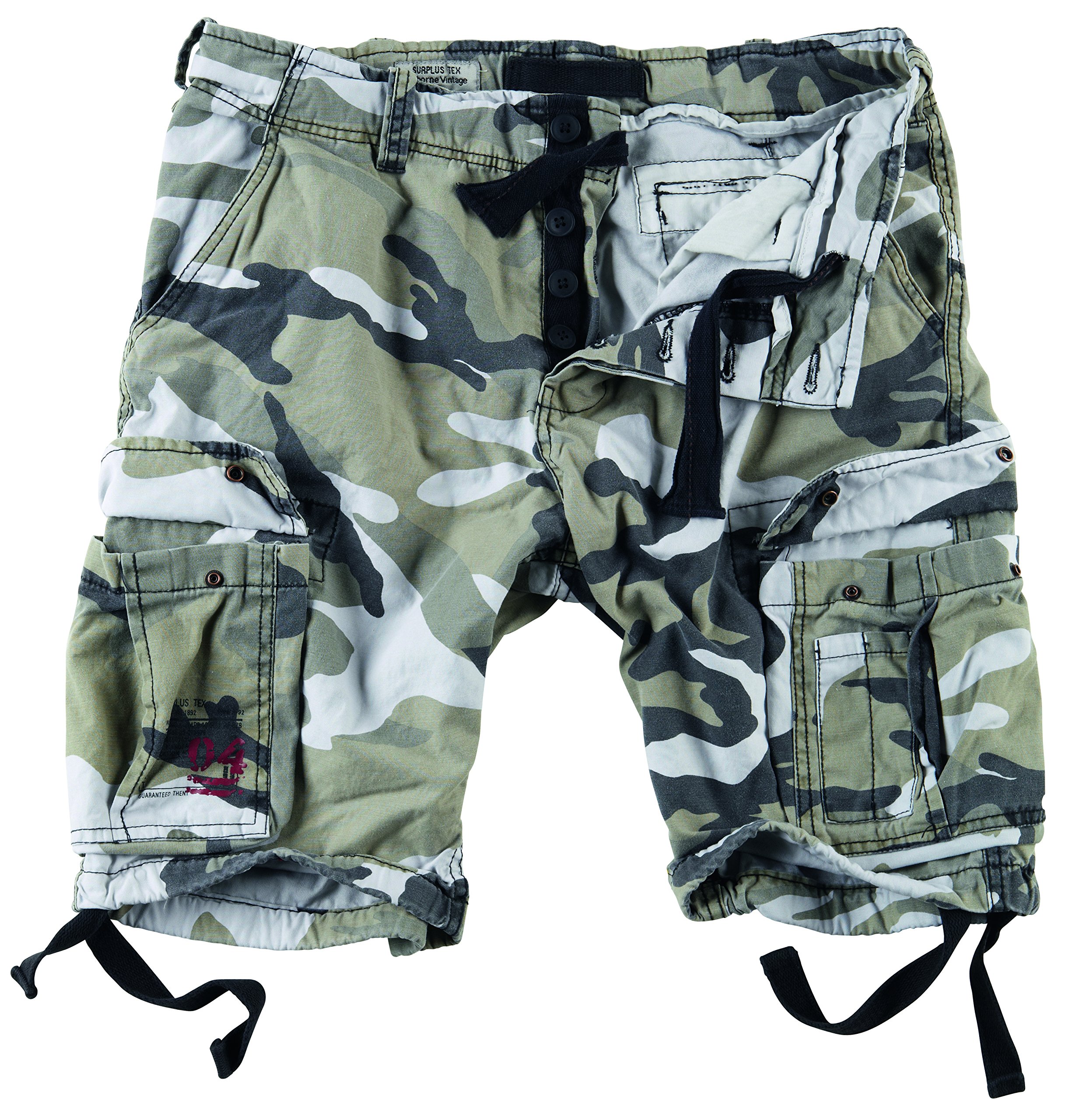 Surplus Raw Vintage Men's Urban Airborne Vintage Herren Cargo Shorts, L