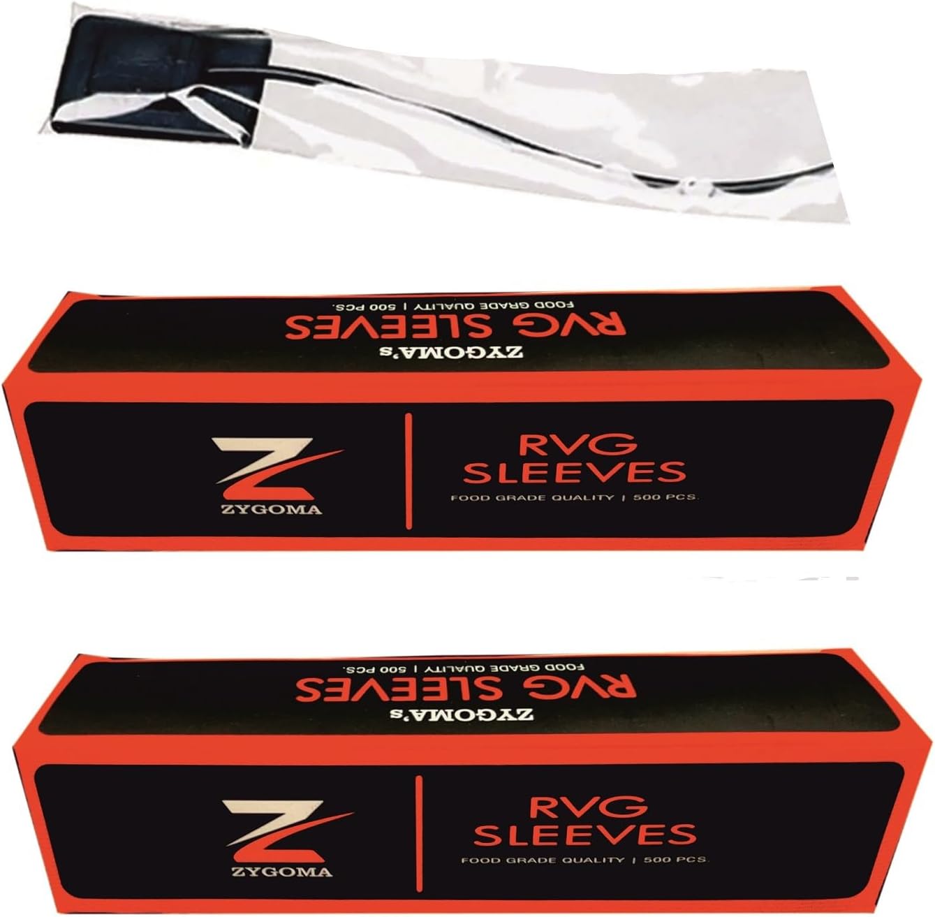 Zygoma Dental RVG Sensor Sleeves, X-ray Sensor Protective Films, Fits To All Sensors (PACK OF 1000)