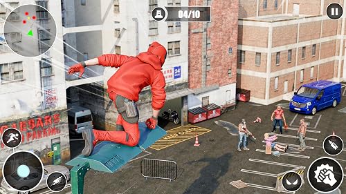 Jeux de combat de sauvetage de héros volant urbain 2025 – vue 2