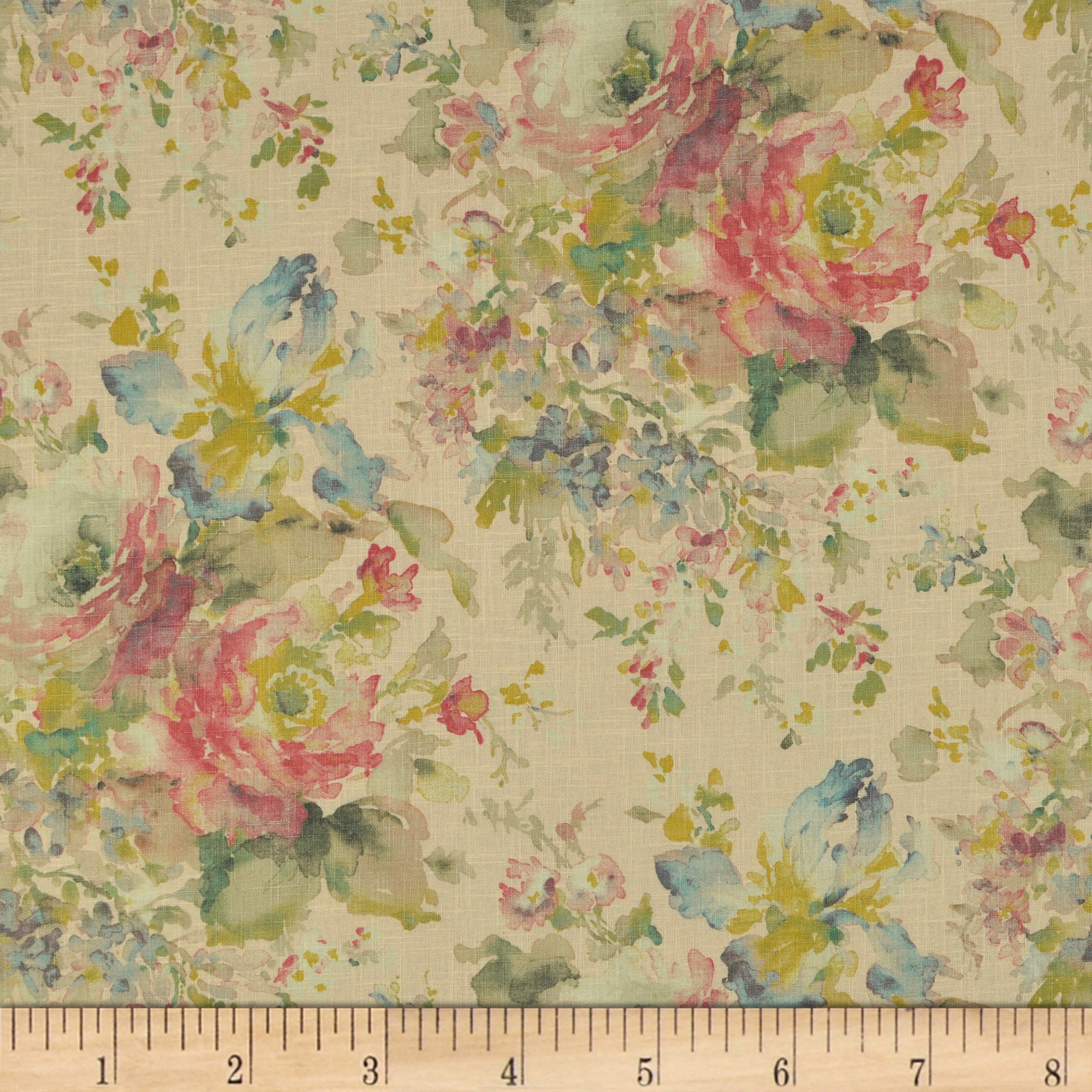 Covington Macbeth Linen Blush, Fabric by the Yard