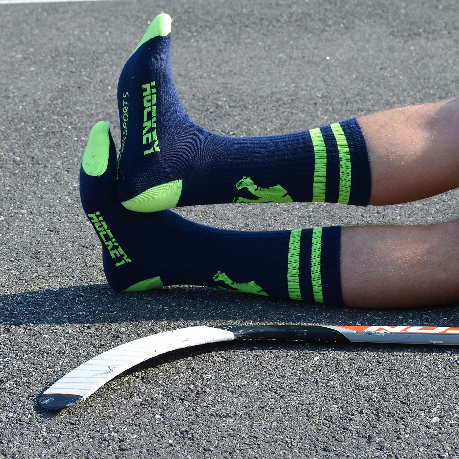 ChalkTalkSPORTS Hockey Performance Crew Socks - Youth & Adult - Multiple Colors - Mid-Calf Socks - Image 3