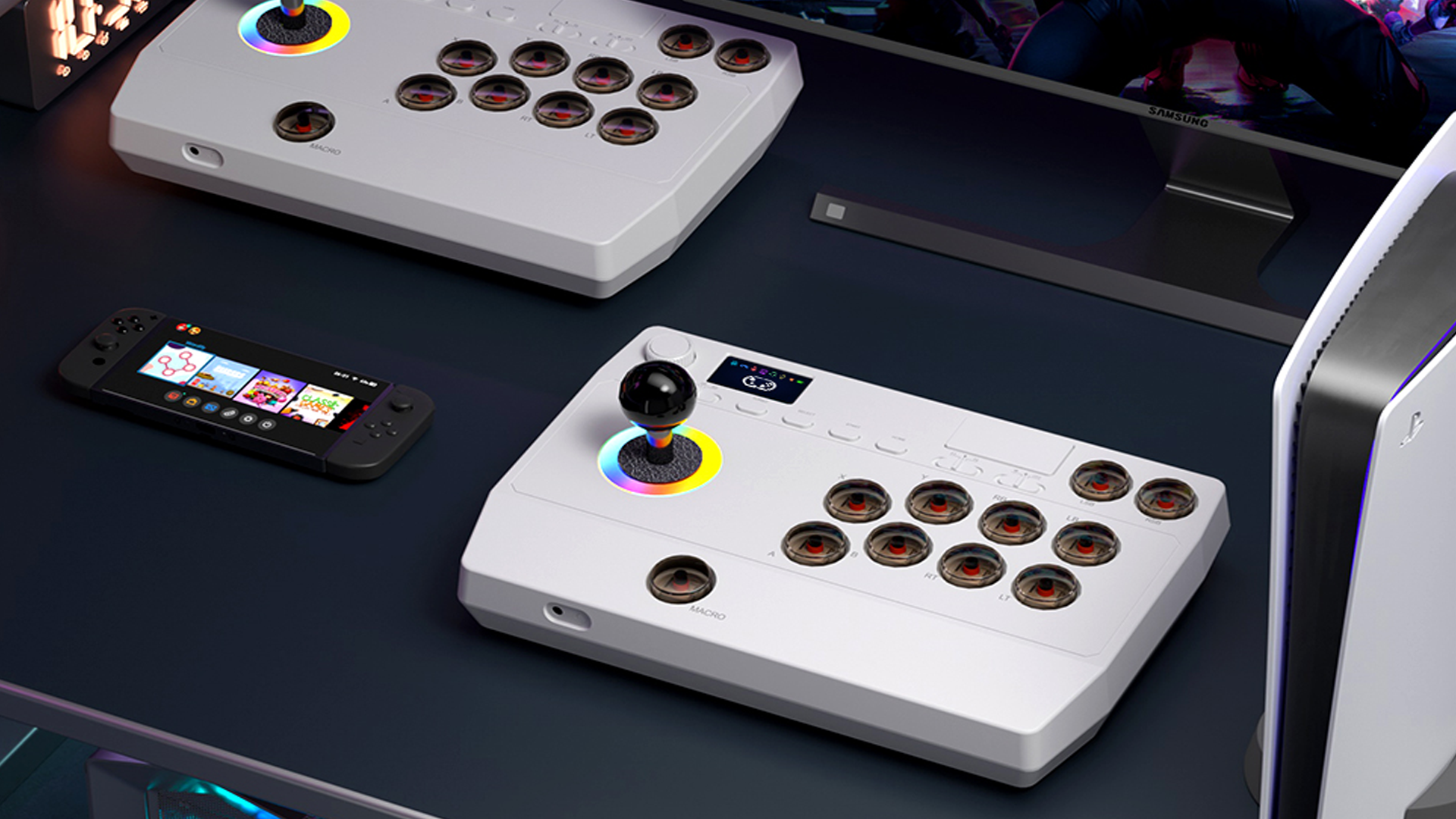 Saitake Wireless Arcade Fight Stick Joystick for PC,Android,IOS Saitake Wireless Arcade Fight Stick Joystick for PC,Android,IOS