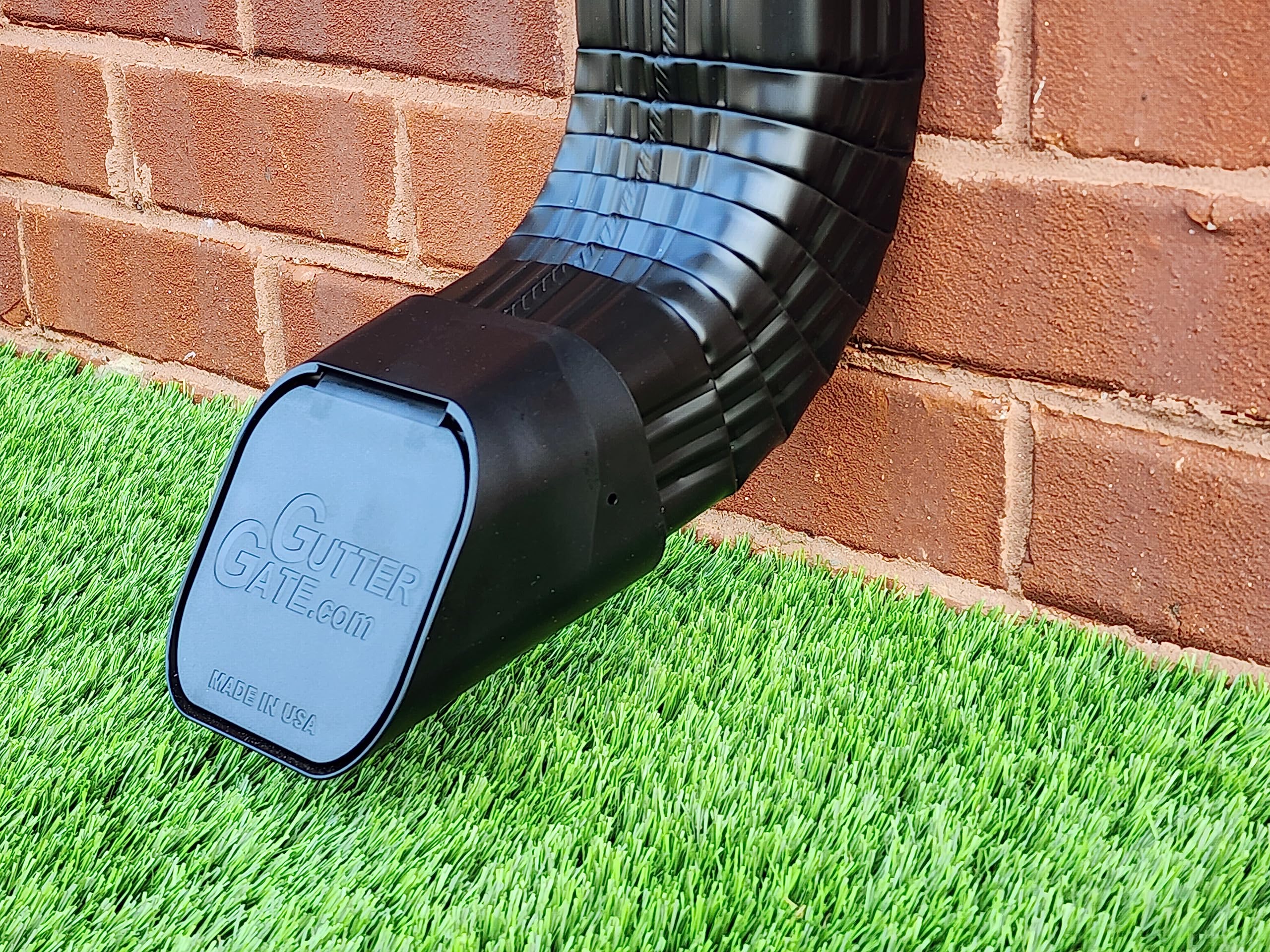 2"x3" Type-A Black Gutter Downspout Extension