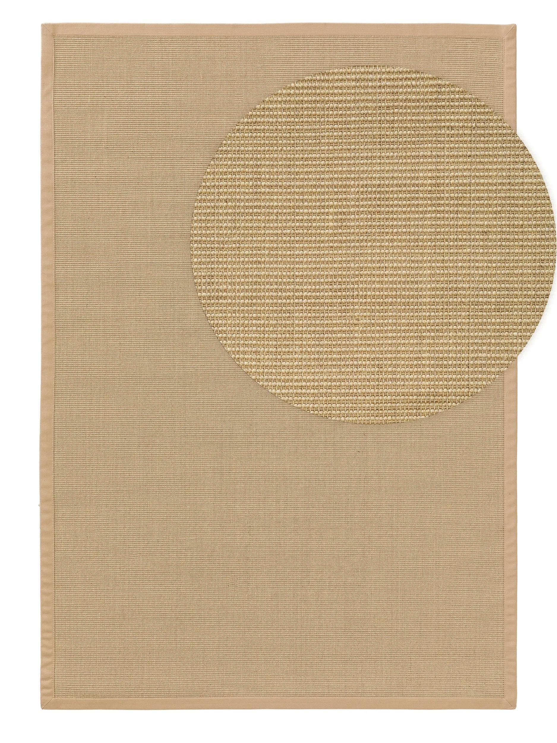 benuta Nest Sisal Sana Tapis en Fibre Naturelle - Crème - 200 x 300 cm - Tapis Robuste pour Salle à Manger et Salon - 100% sisal - Fibres Naturelles - Design Intemporel