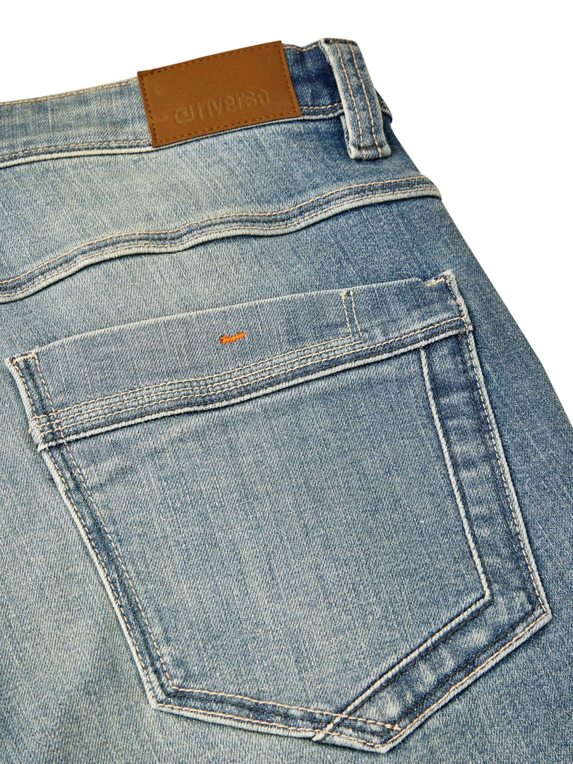 riverso Jeans Shorts Herren Stretch Kurz Regular Fit RIVTom Kurze Hosen
