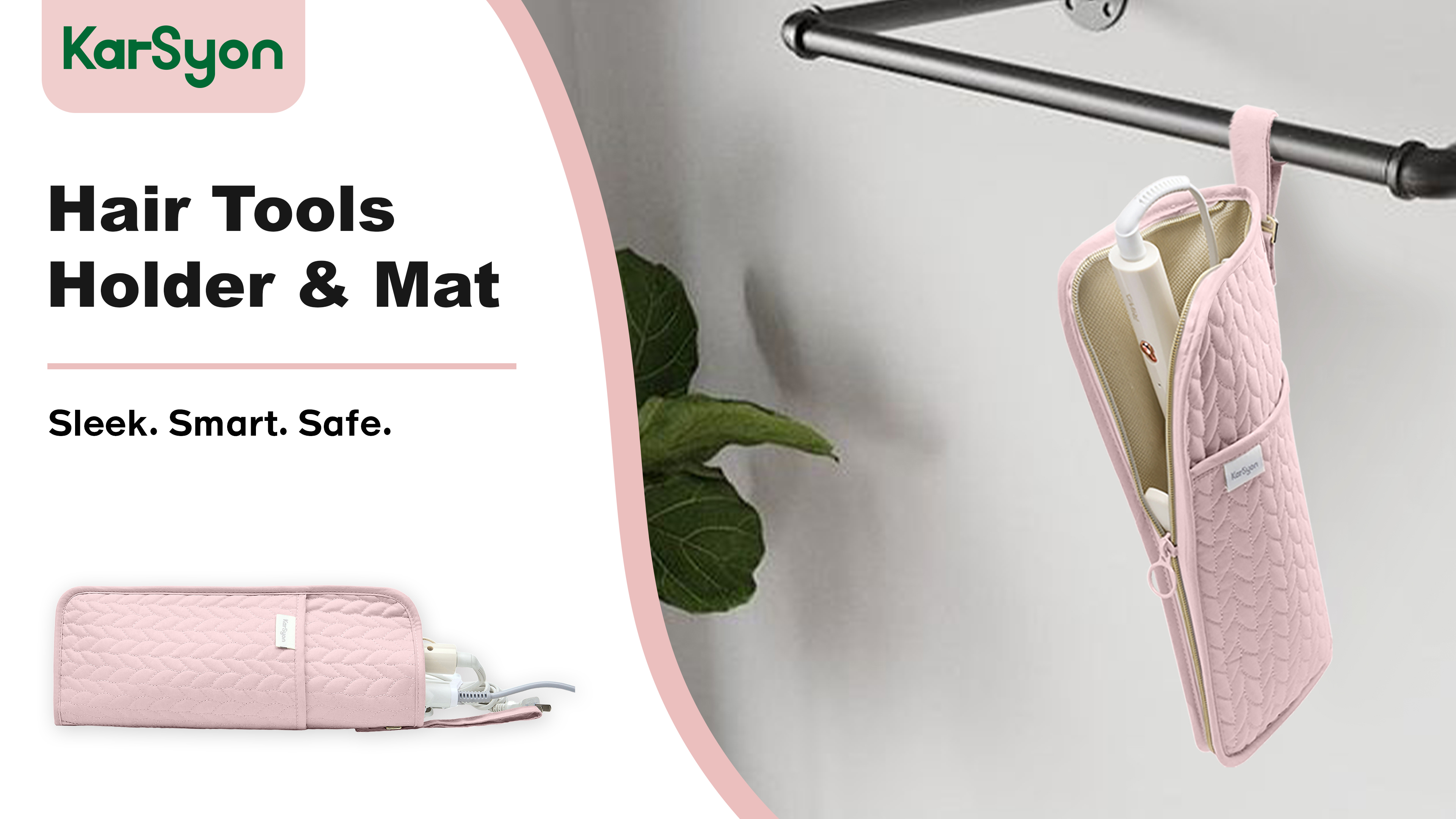 Amazon.com : KarSyon Hot Tools Organizer Heat Resistant Mat Case