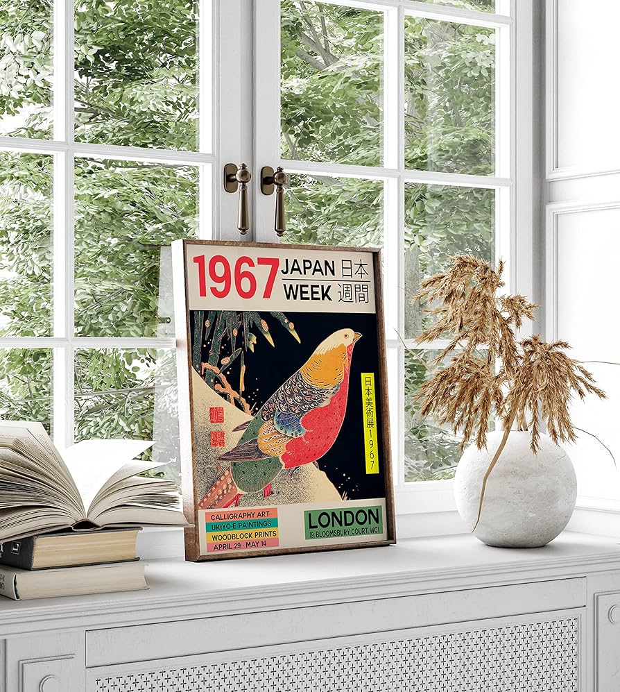 Amazon.com: Japanese Wall Art - Japan Art Week, Bird Wall