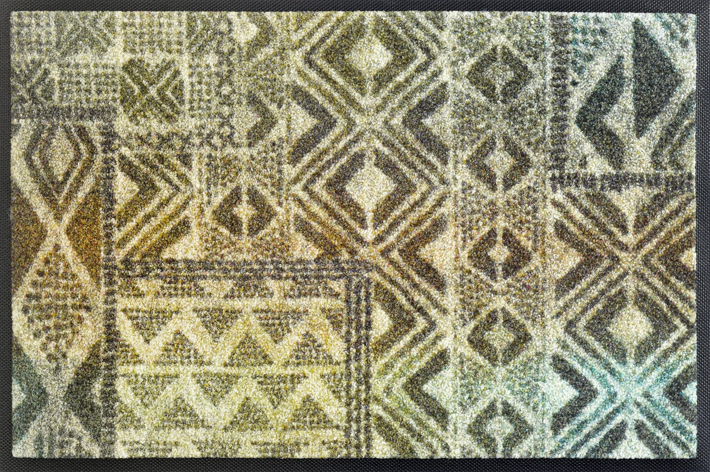 Wash+Dry Fußmatte Aztec Nomad 40x60cm, innen und außen, waschbar