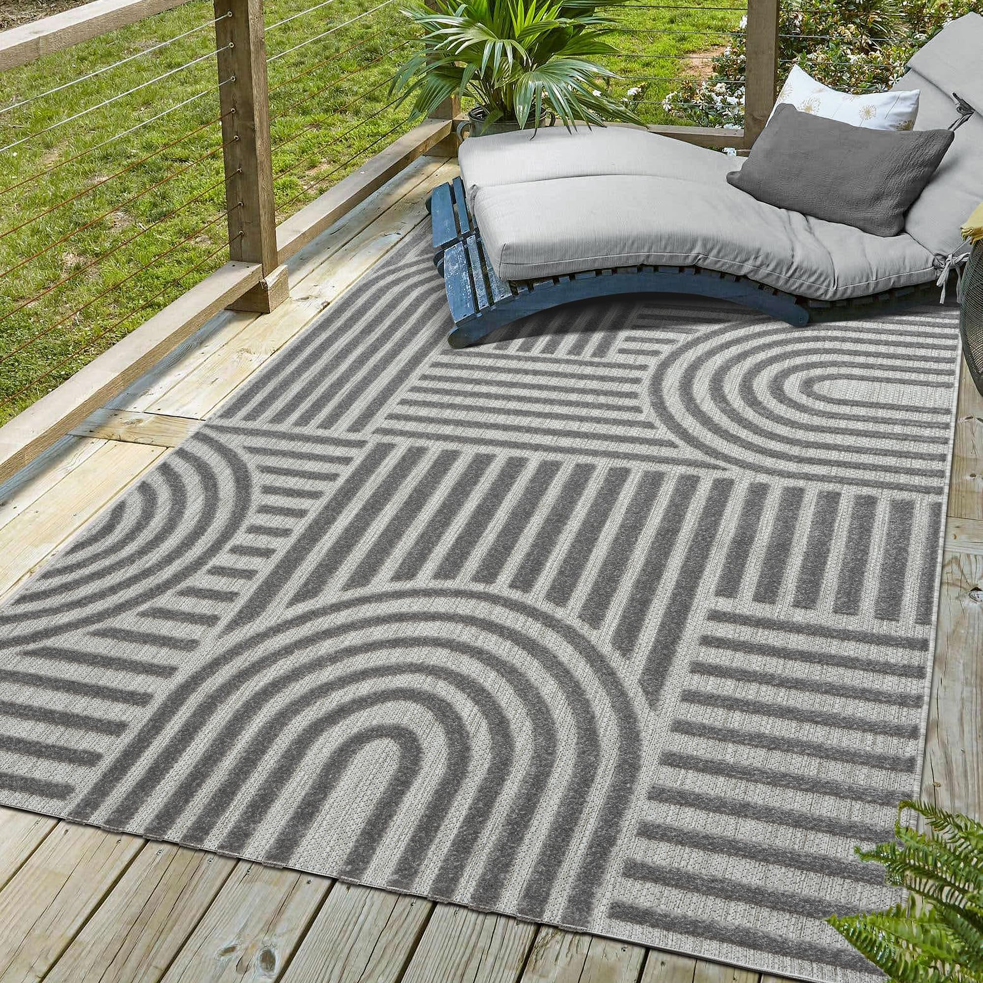 Amazon.de Famibay Teppich Outdoor Wetterfest Terrasse Teppich Outdoor