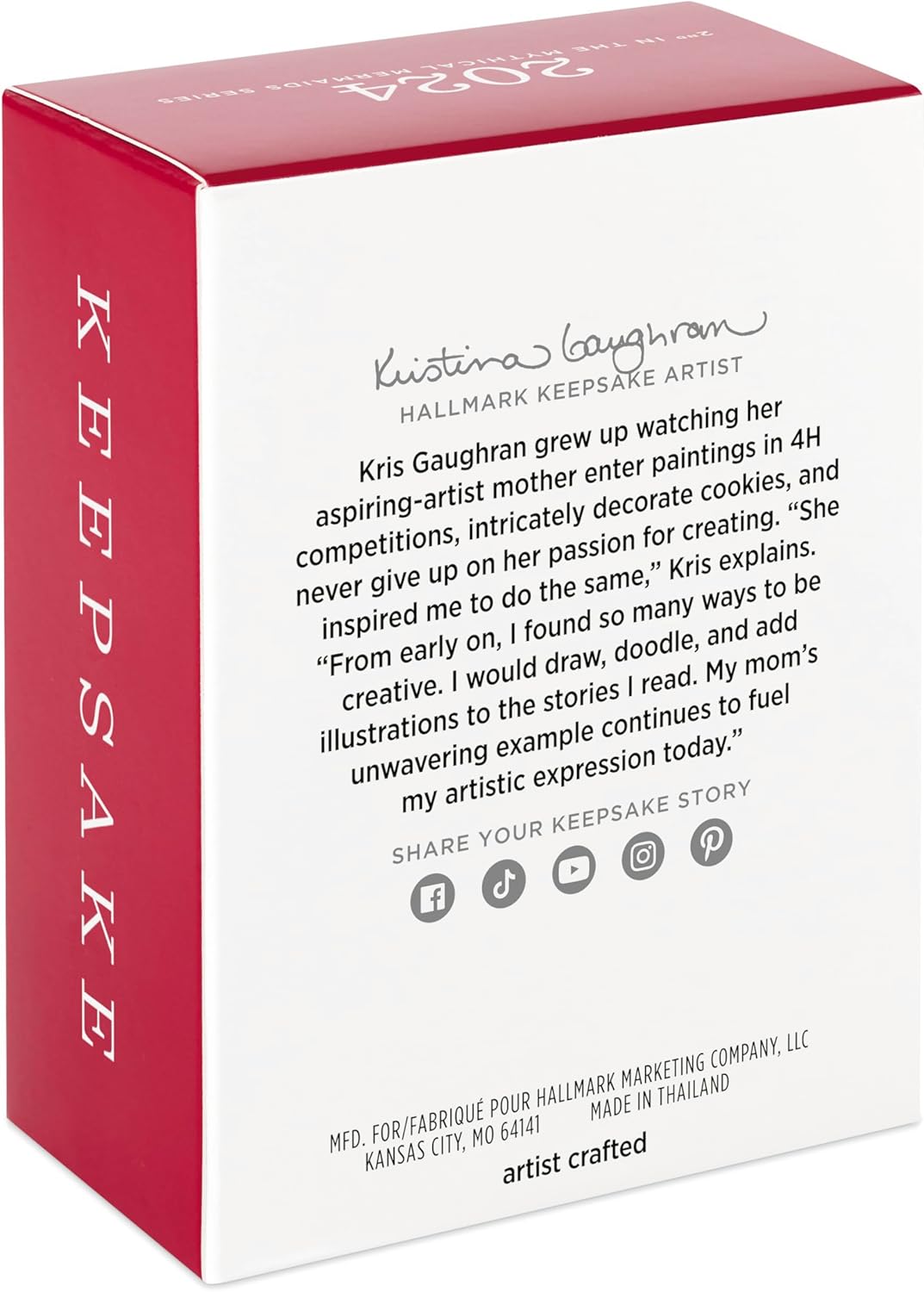 Hallmark Keepsake Christmas Ornament 2024, Mythical Mermaids, Gifts for Her - Image 4