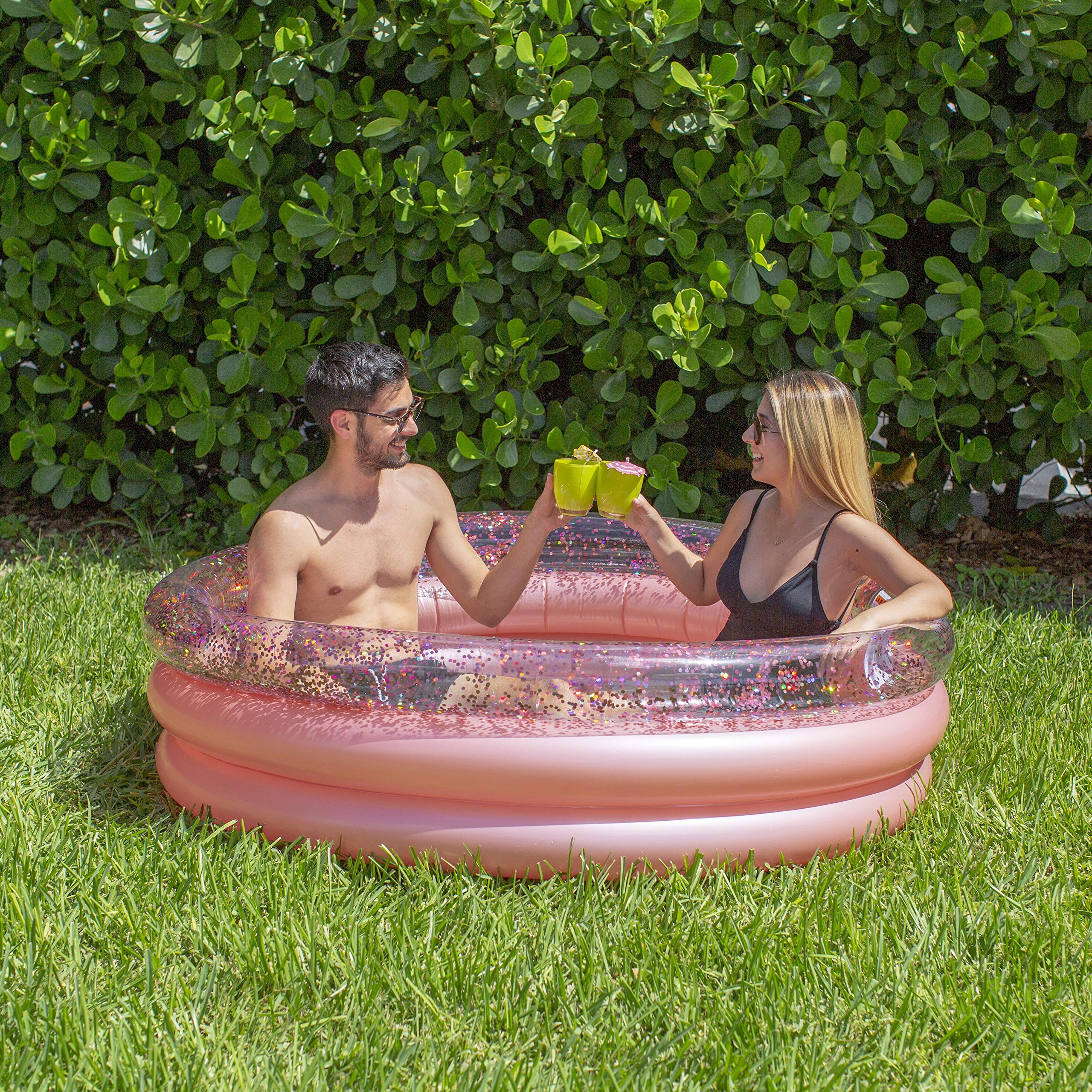 Snapklik.com : PoolCandy Rose Gold Glitter Inflatable Sunning Pool 5 ...