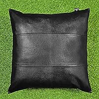 Vista 2 de Funda de almohada de piel de cordero – silla, cama, diván, funda de cojín para sofá, fundas decorativas para sala de estar y dormitorio, 14 x 14
