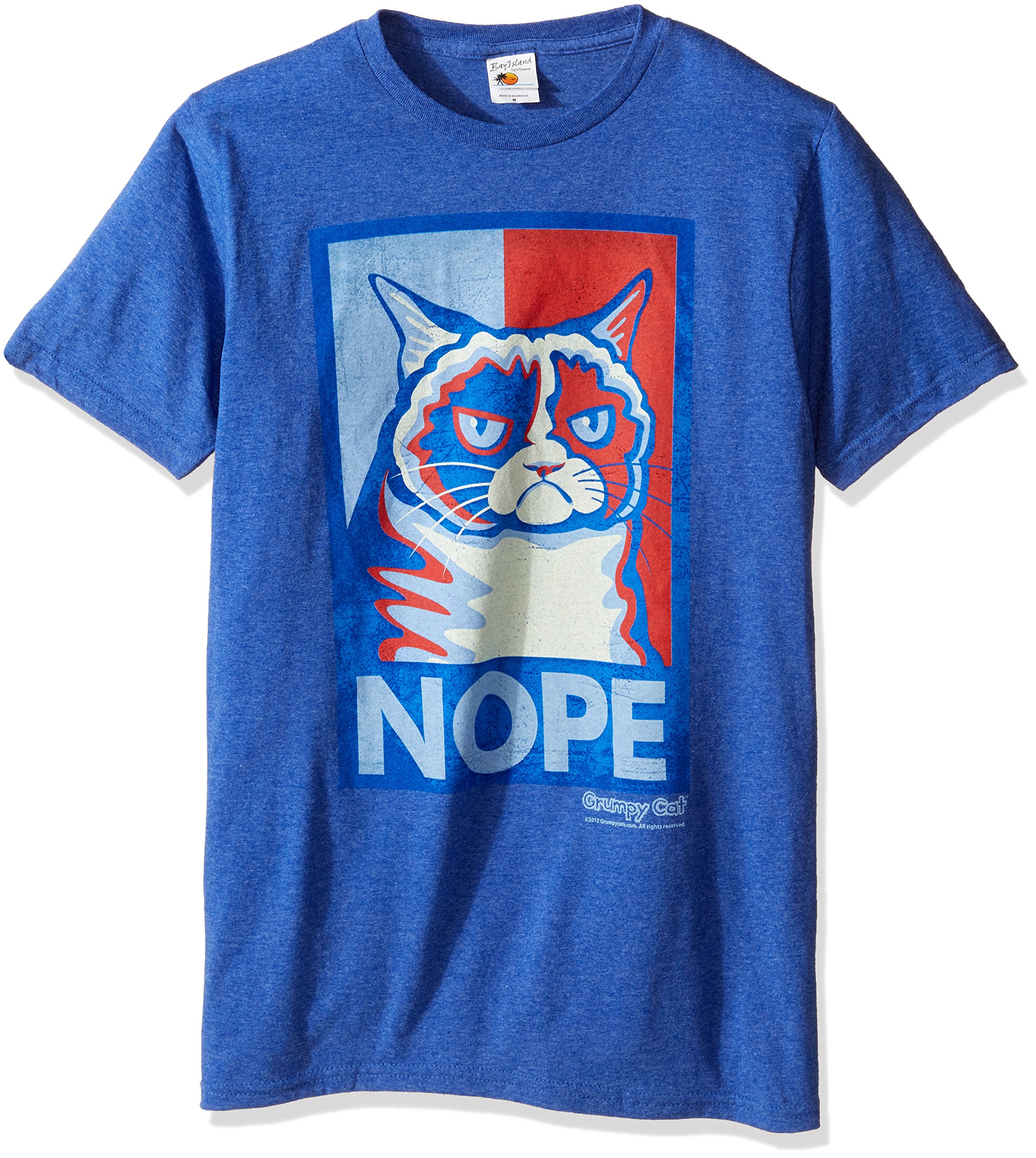 Men's Grumpy Cat Nope Graphic T-Shirt
