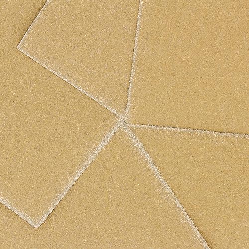 Miniatura 3 de Dura-Gold - Arenilla dorada 320 de alta calidad - Hojas de papel de lija de velcro 5.5 x 4.5 pulg - Para lijadoras de madera y automóviles - 25