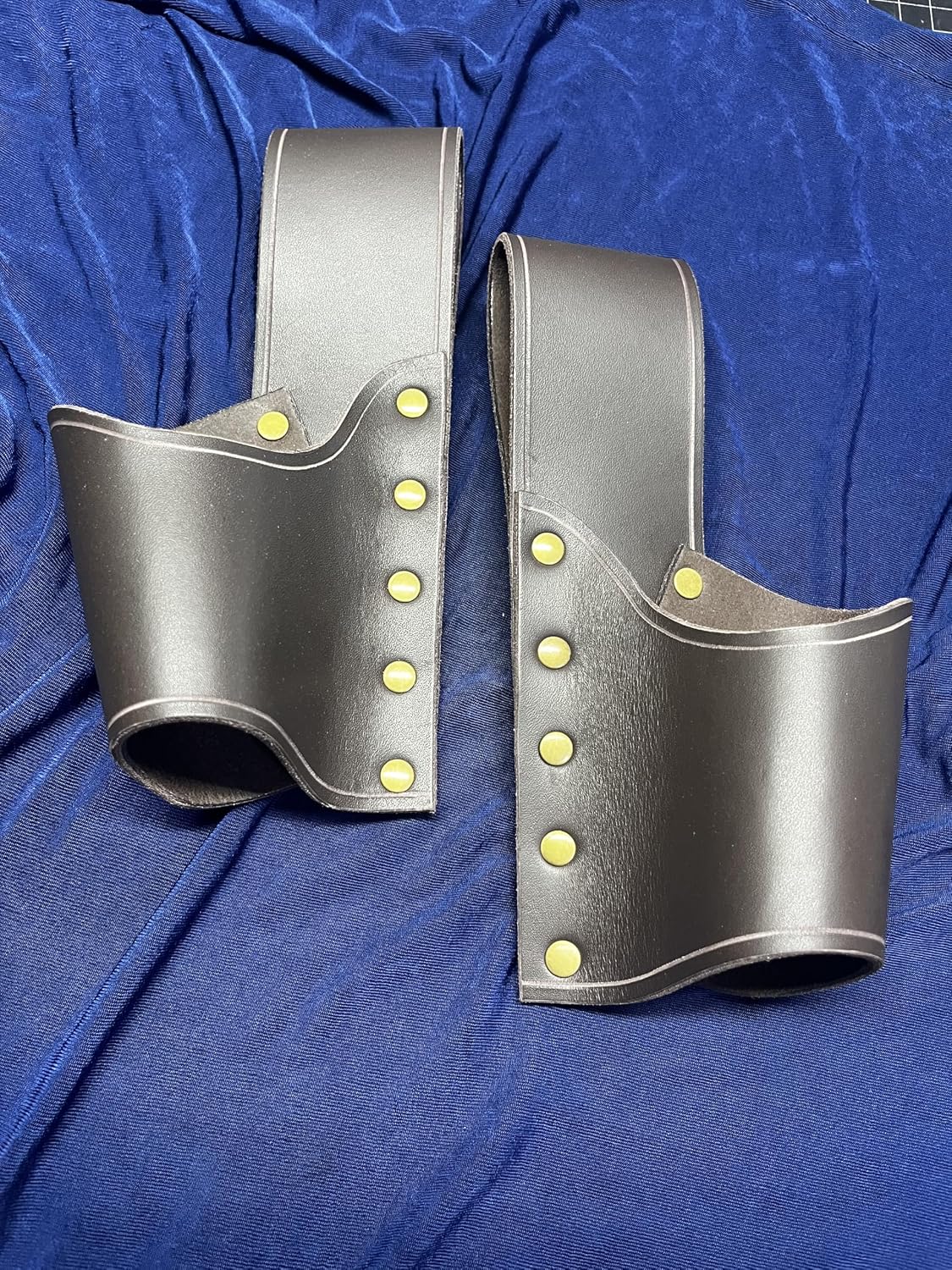 Leather Flintlock Pistol Holster, Left or Right Hand, 8-9 oz Leather, Renaissance Pirate LARP