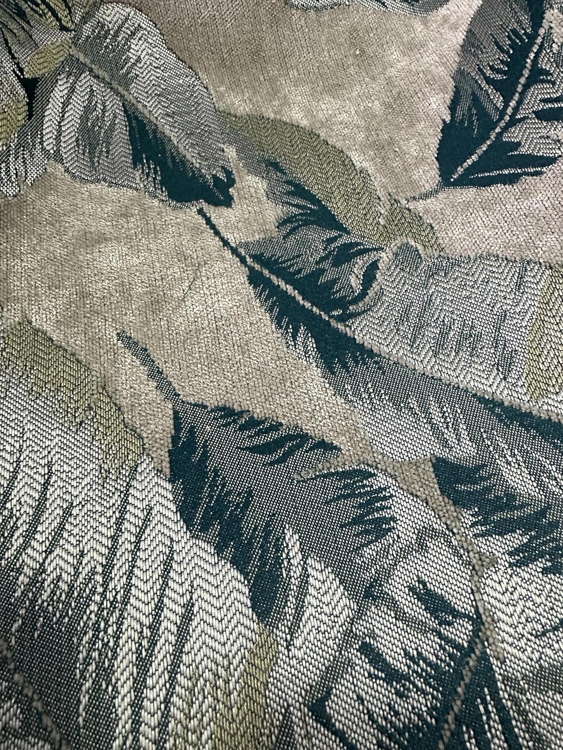 OctoRose Chenille Upholstery Sewing Fabric for Sofa, Futon, Cushion, Bench, Daybed Mattress, Window Bay Cushion Cover Cut by The Yard (Chenille-Banana-Green, 1 Yard)