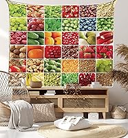 Vista 49 de Lunarable Tapiz abstracto, diseño floral de cachemira batik, adorno dibujado a mano, decoración de tela para colgar en la pared para dormitorio