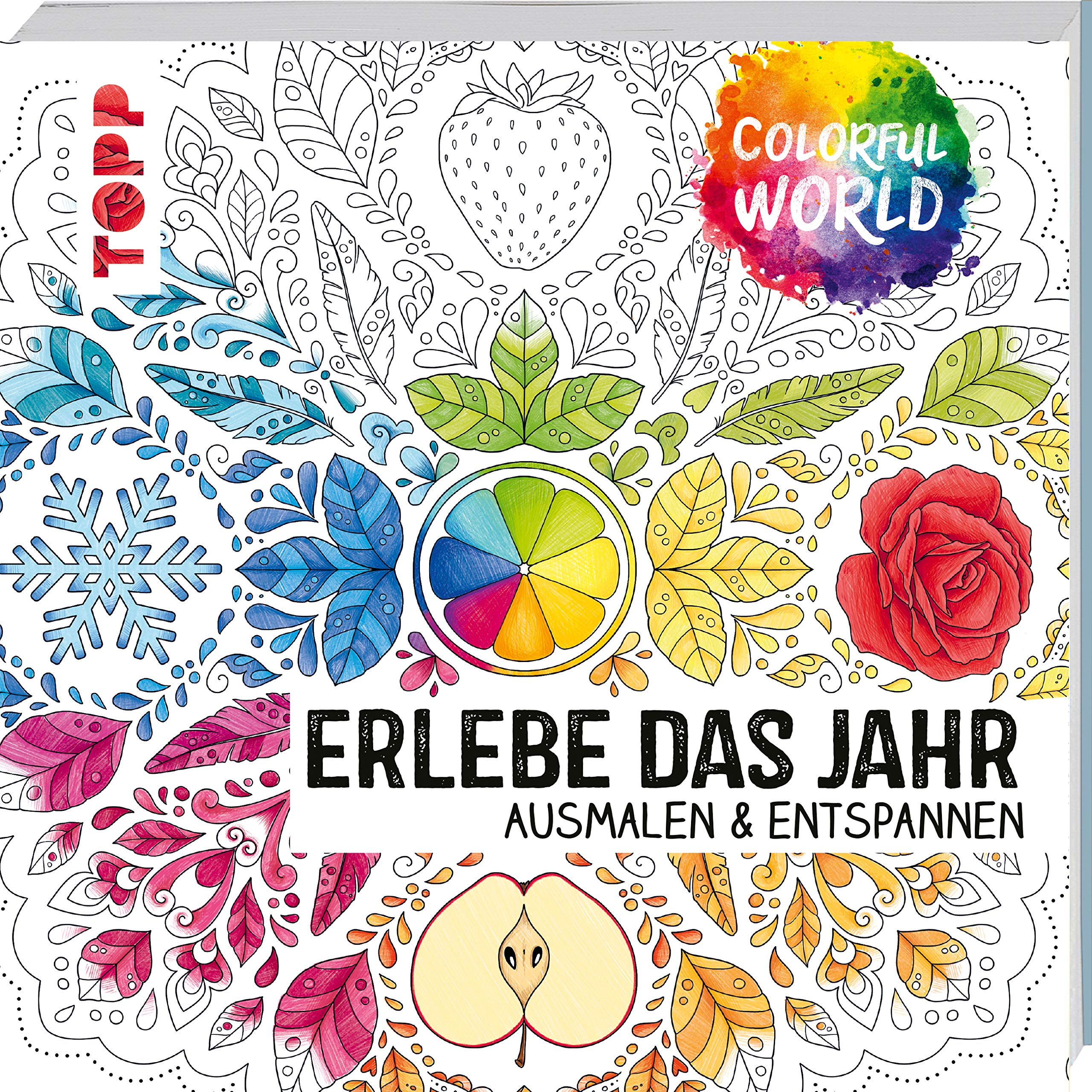 Colorful World - Erlebe das Jahr: Ausmalen und entspannen Paperback – 11 Feb. 2019