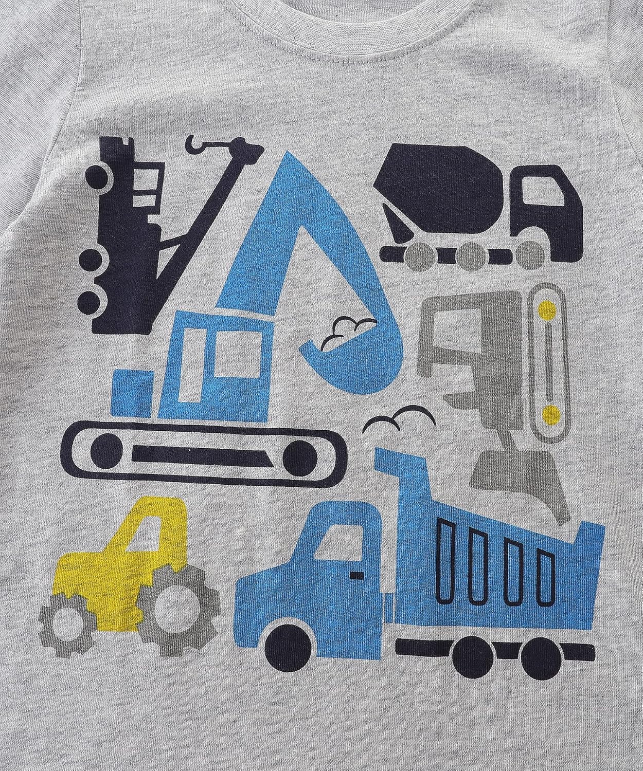 Toddler Boy Cotton Summer Short Sleeve T-Shirt and Short Set - Image 3