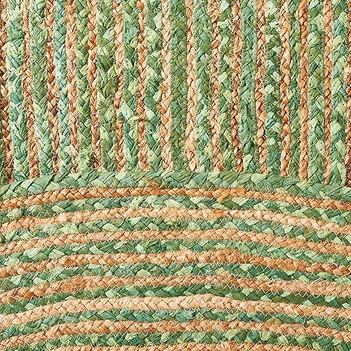 Miniatura 39 de SAFAVIEH - Alfombra 6x9 - Colección Cape Cod - Rojo y Multi, hecha a mano de yute y algodón, diseño trenzado tejido (CAP202A) Rojo, multi color,Azul