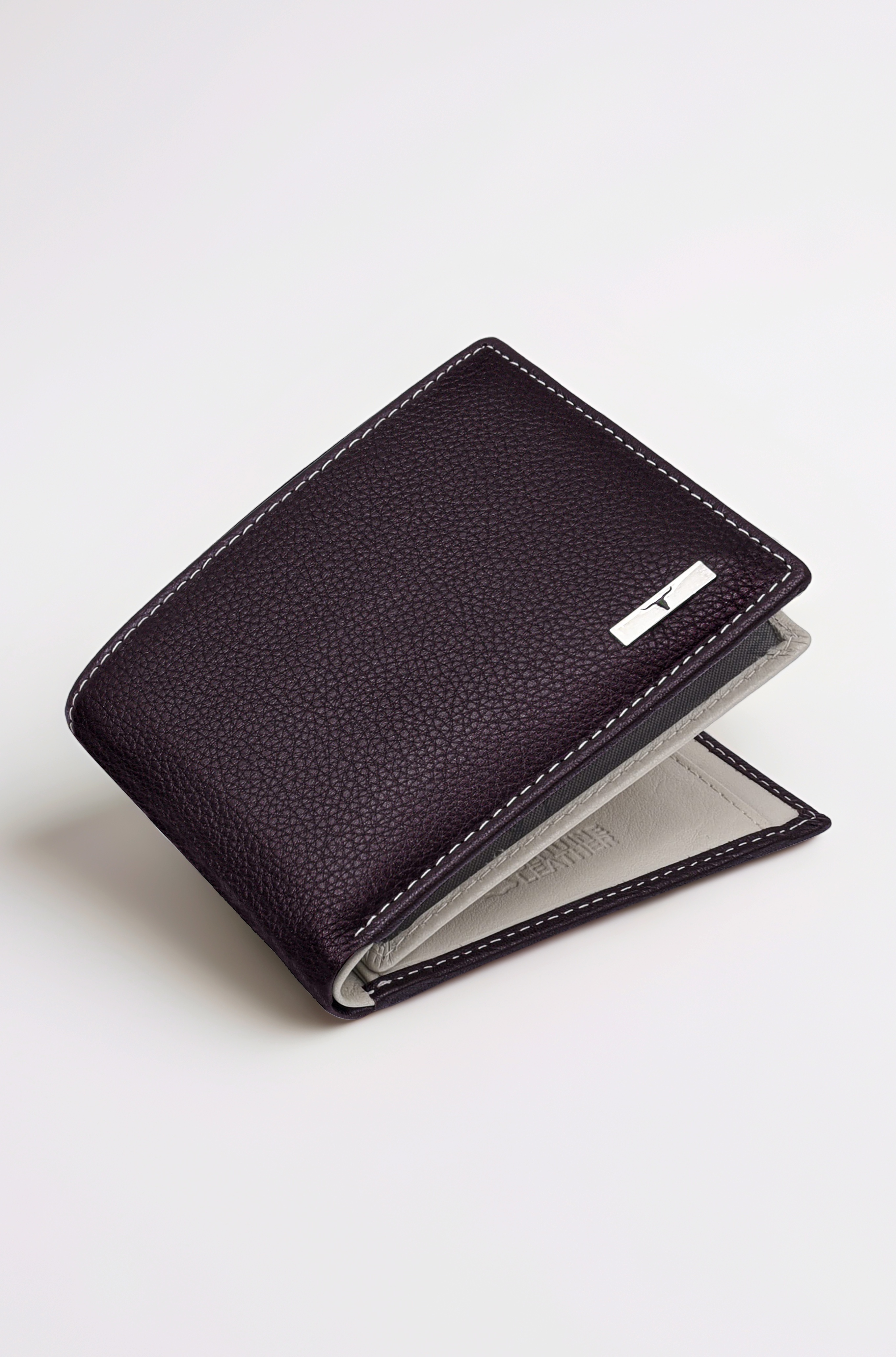 Kyle Brown/Sand Leather Wallet for Men