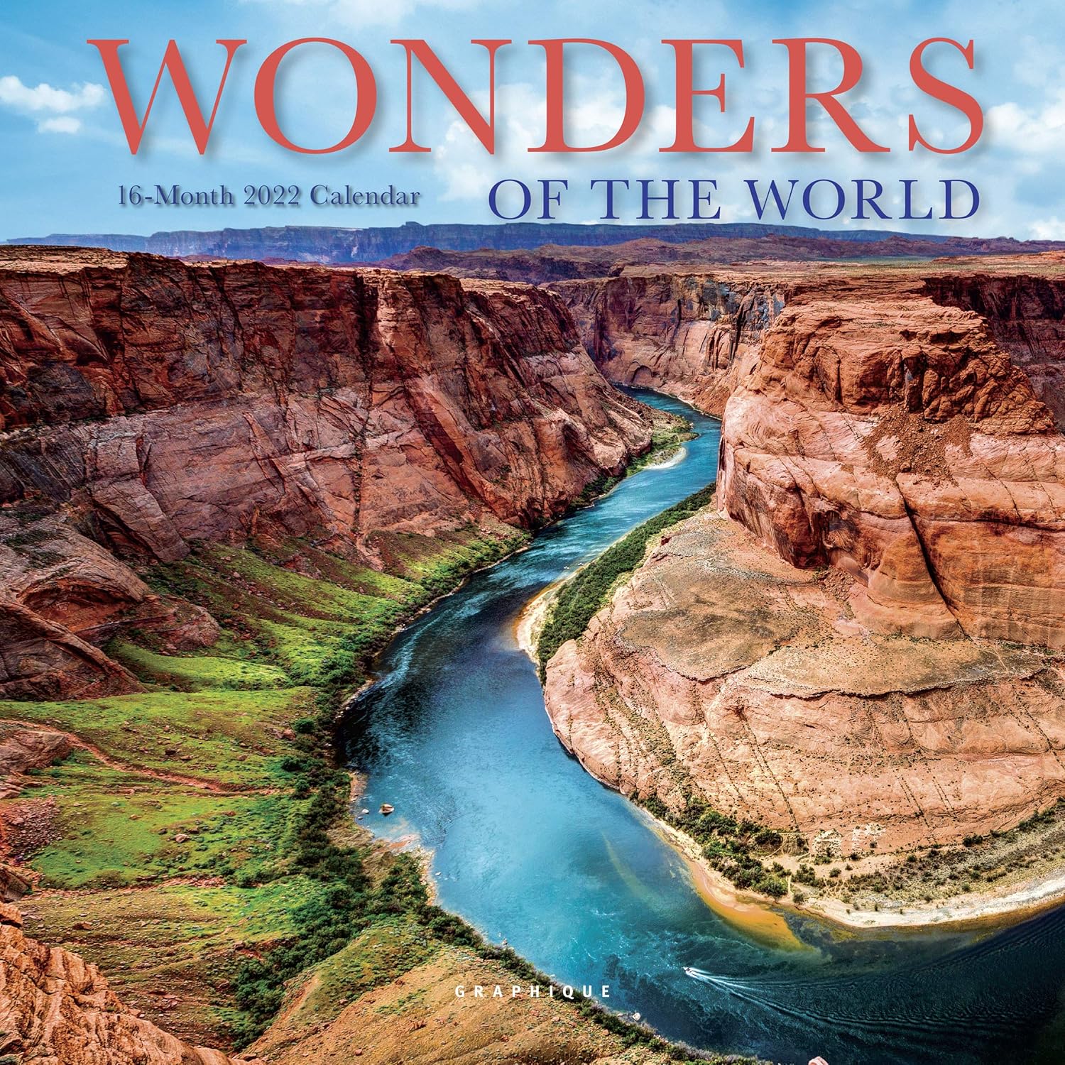 Graphique 2022 Wonders Of The World Mini Wall Calendar 7