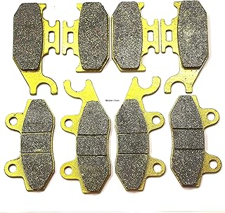 Master Chen Front Rear Brake Pads Brakes for Can-Am Maverick 1000R 2013 2014 2015 2016 2017 STD/XC/XMR/XRS/XDS/DPS/XXC - (Maverick 1000 2013 Only) FA135 FA165 FA307 FA317 MC0346
