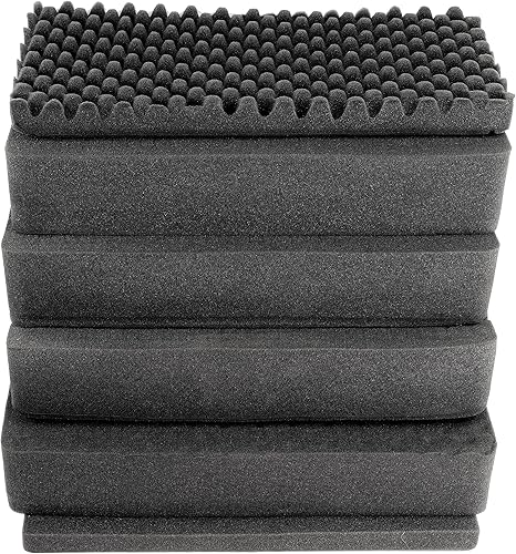 Miniatura 3 de Eylar Caja protectora de engranajes de rodillo de 19.7 pulgadas de alto, resistente al agua y a los golpes con espuma