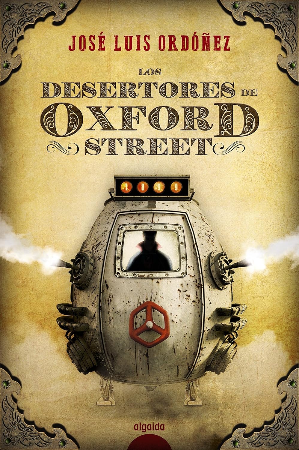 Portada de la novela de fantasía Los desertores de Oxford Street, de José Luis Ordóñez