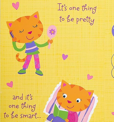 Miniatura 3 de American Greetings Tarjeta de cumpleaños de gato para nieta (Love You Lots)