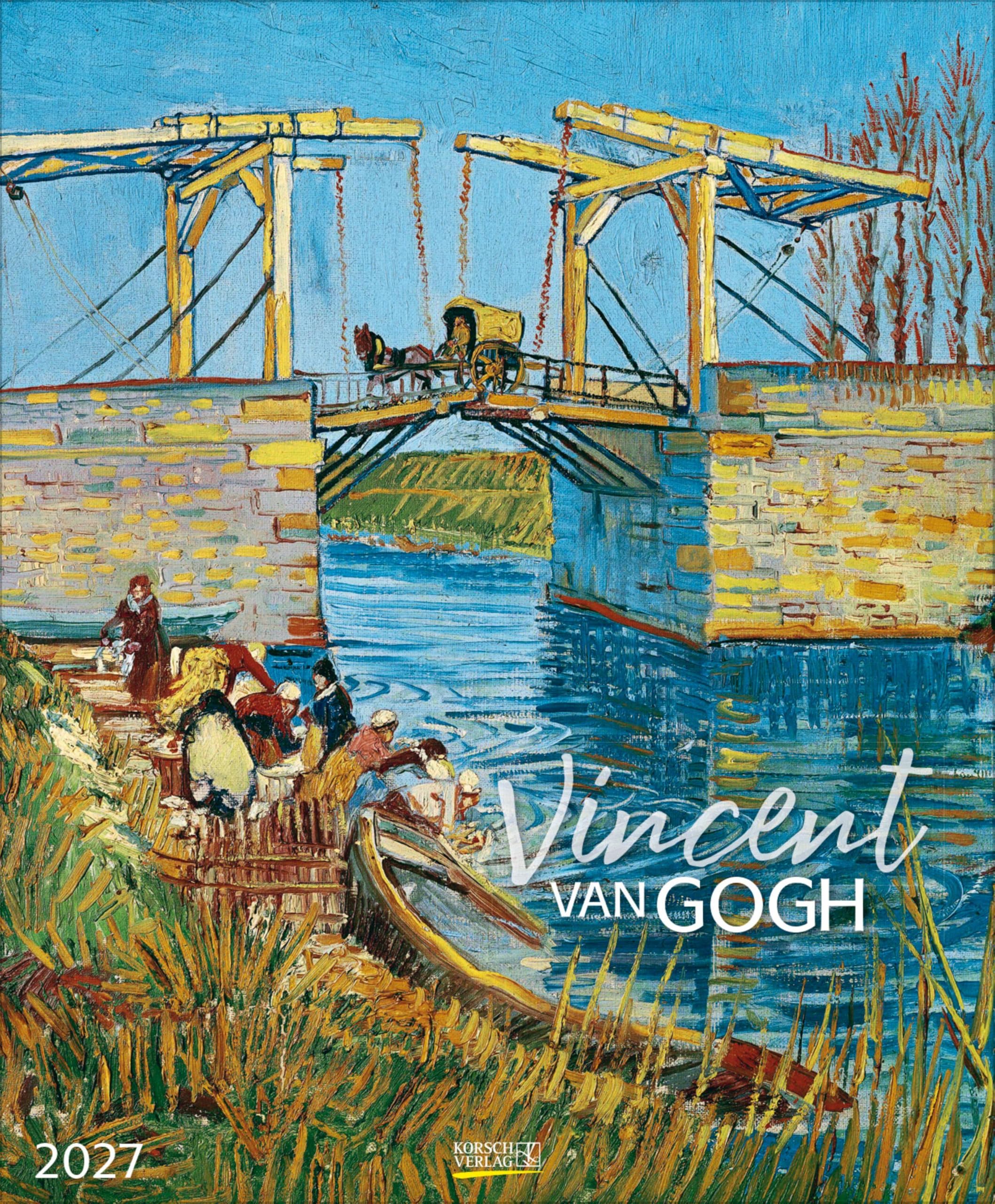 Vincent van Gogh 2027: Kunstkalender mit Werken des Künstlers Vincent van Gogh. Großer Wandkalender mit Meisterwerken der modernen Malerei. Format: 45,5 x 55 cm