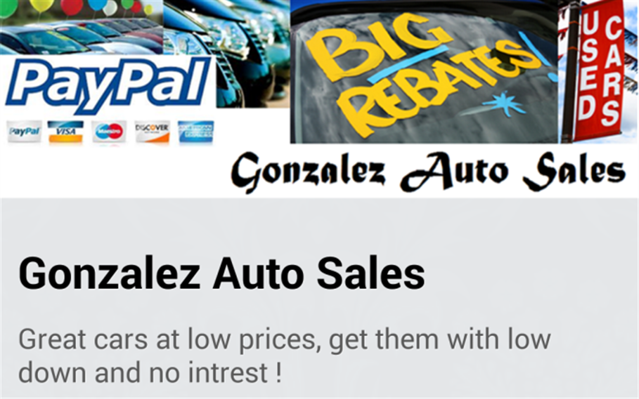 Gonzalez Auto Sales App on Amazon Appstore