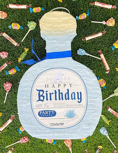 Miniatura 4 de Jergrim Tequila de piñata, paquete de 4 piezas, perfecto para decoraciones de fiesta de adultos, centro de mesa, 50, 40, 30 cumpleaños, accesorio de