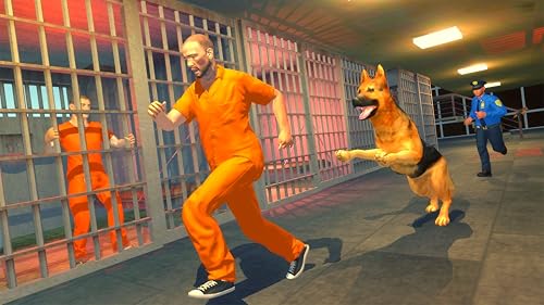 US Police Dog Chase 3D Game: Jail Break Prison Escape Survival