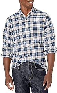 Amazon Essentials Men's Long-Sleeve Flannel Shirt (Available in Big & Tall)