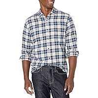 Amazon Essentials Regular-fit Long-sleeve Plaid Flannel Shirt