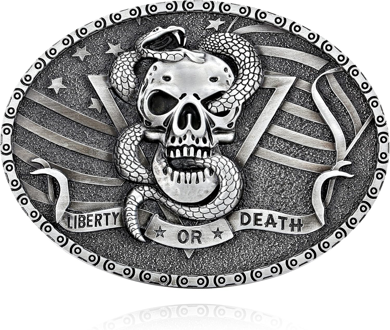 KDG Western Cowboy Novel Skull Belt Buckle Vintage Cross Kneeling Man Belt Buckle American Flag Belt Buckle for Men Women