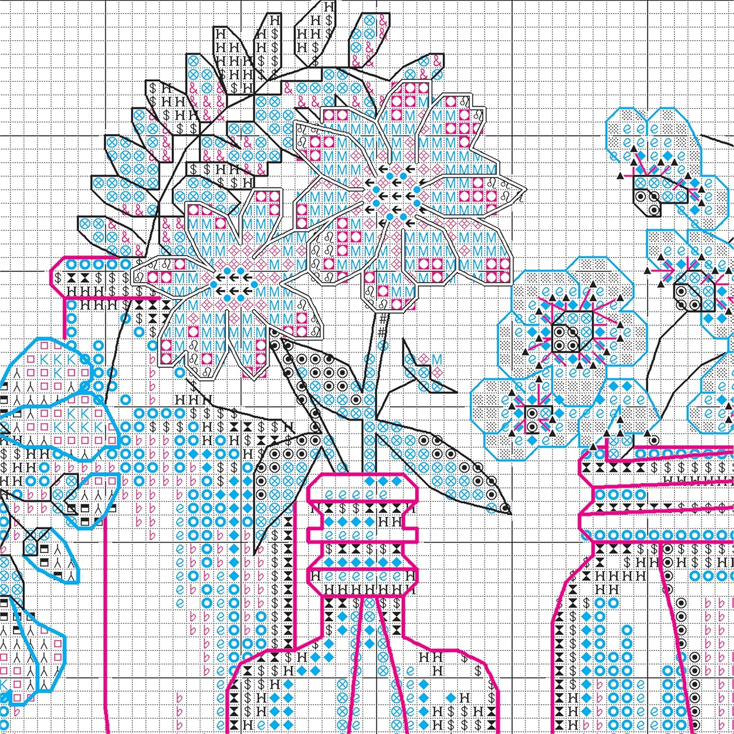 Dimensions Mason Jar Counted Cross Stitch Kit, 14 Count White Aida, 18'' x 7''.