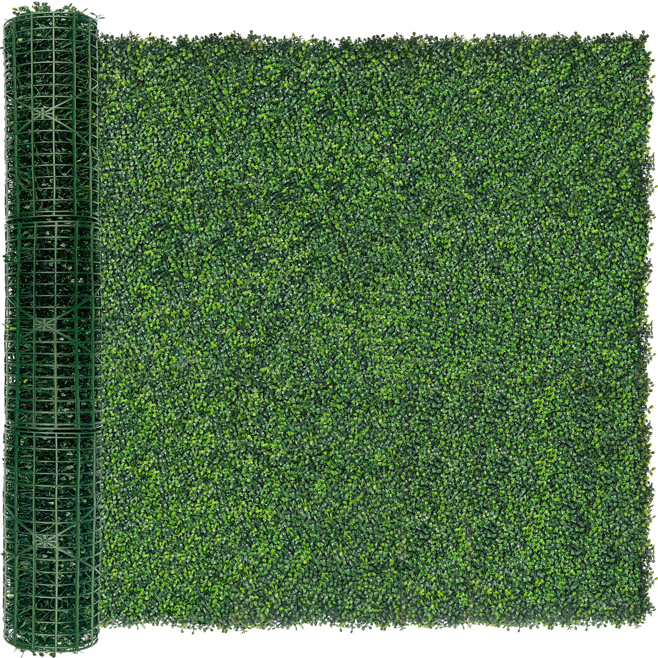 Artificial Ivy Privacy Fence Screen,72" x128 (64 SQFT) 4-Layer Leaf UV-Anti Faux Greenery Boxwood Backdrop Ivy Vine Leaf Fence Panels for Outdoor, Indoor, Garden, Backyard and Decor