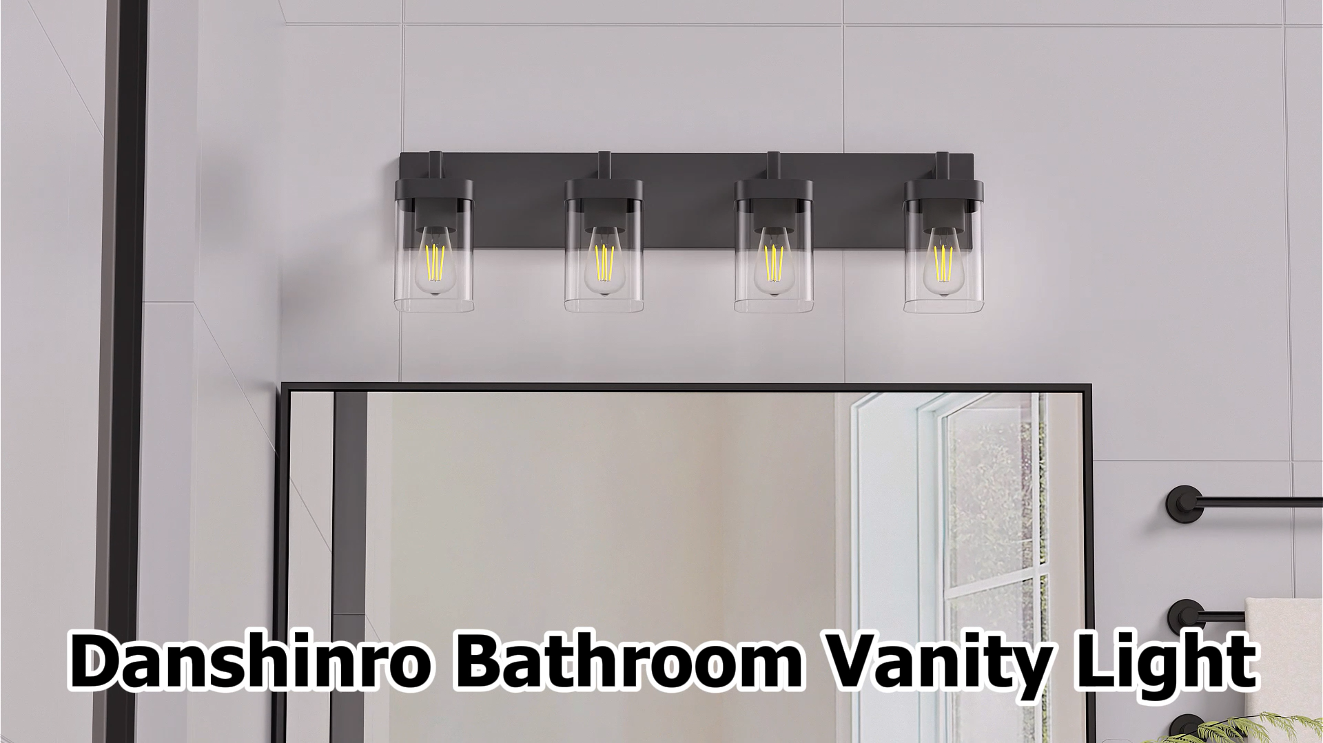 Lucy　0417 Danshinro Chrome Bathroom Vanity Light, Square Design 4