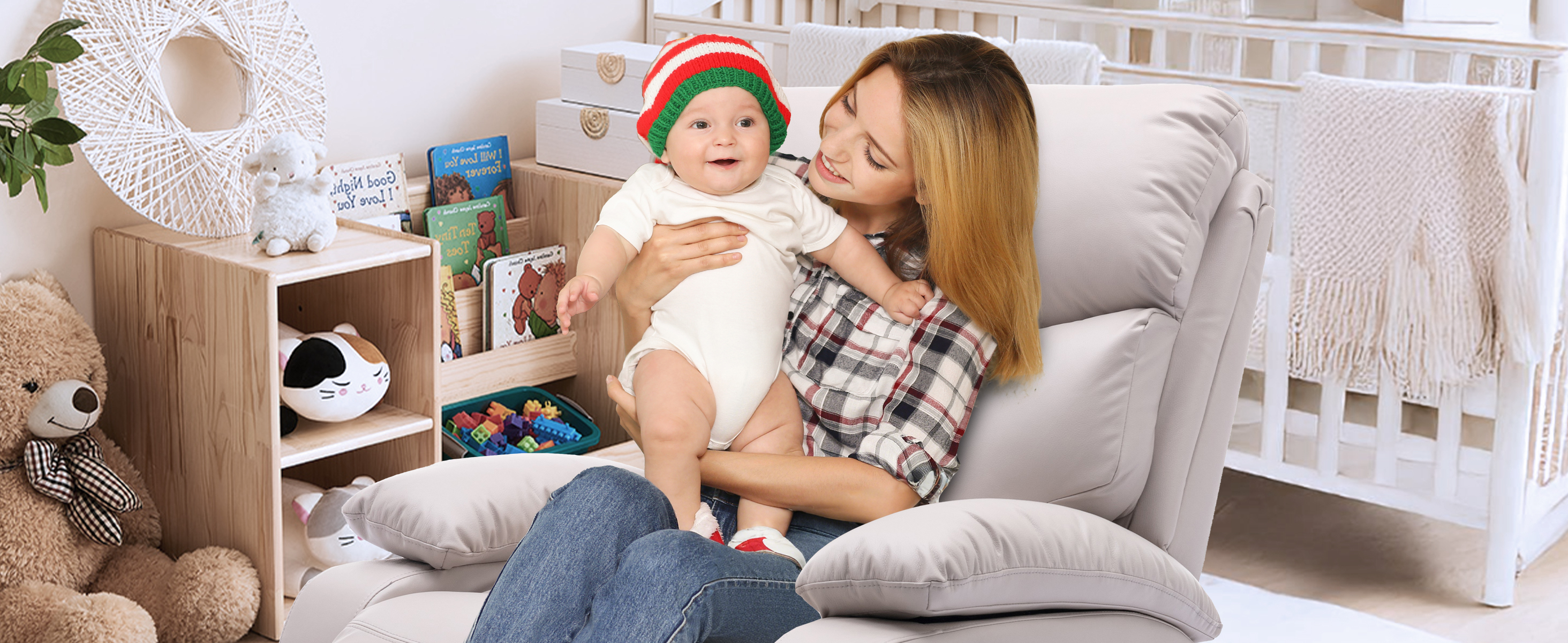 Amazon.com: Cooexult Swivel Rocker Recliner Chair, Rocking