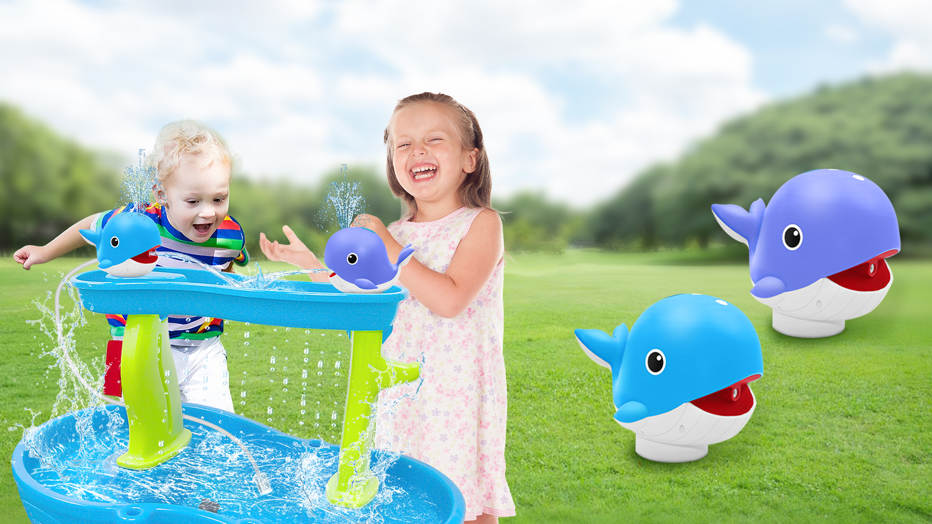 Amazon.com: Infowush Water Table Pump, Whale Rechargeable Water