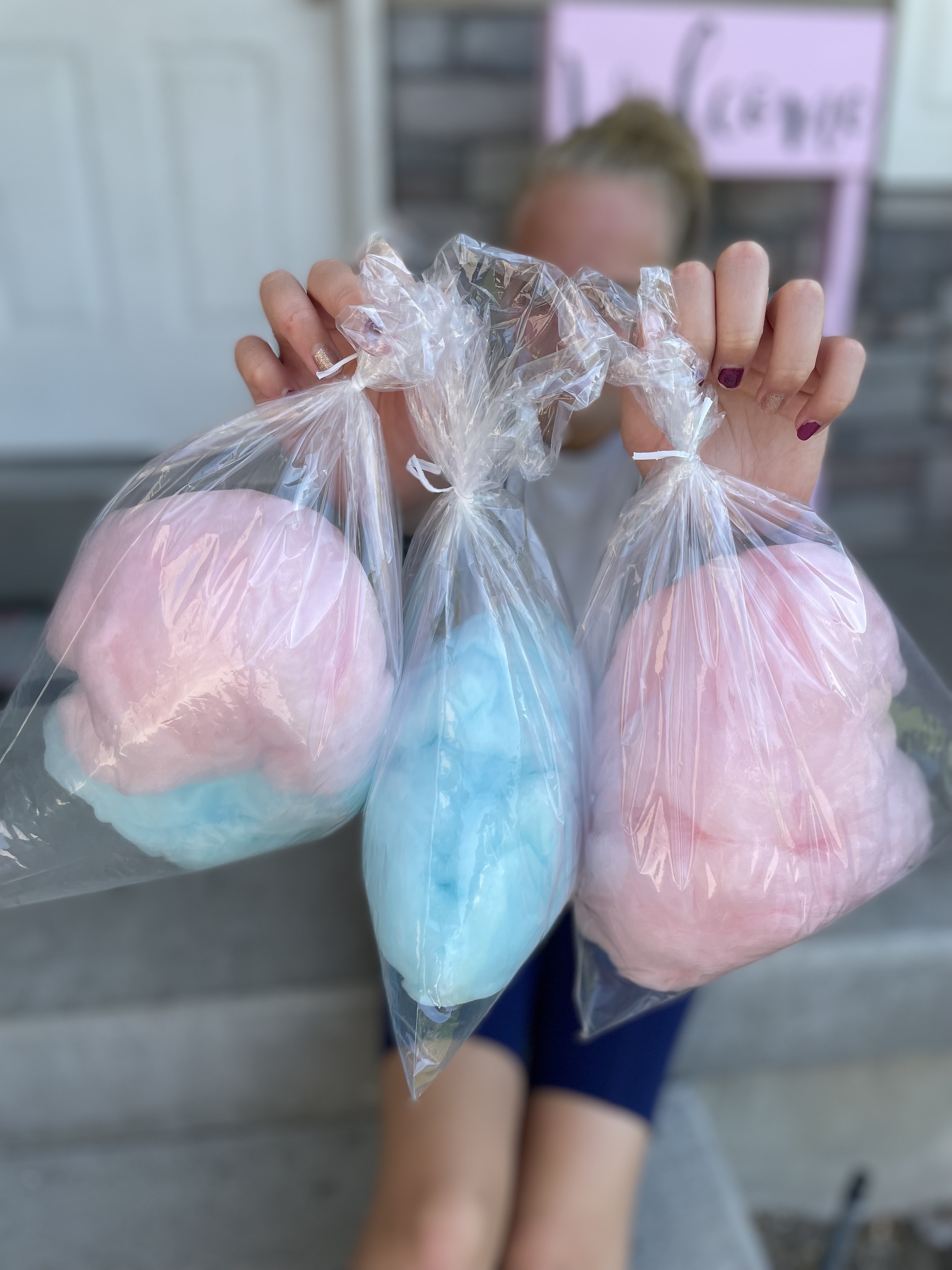 50/mo Finance VIVO Blue Electric Commercial Cotton Candy Machine