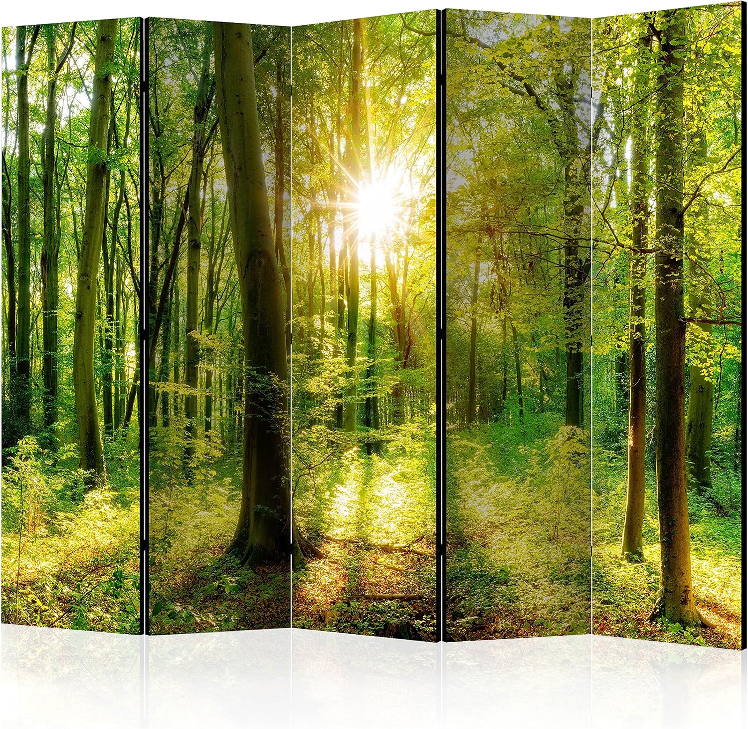 murando Decorative Room Divider Forest 225x172 cm / 89